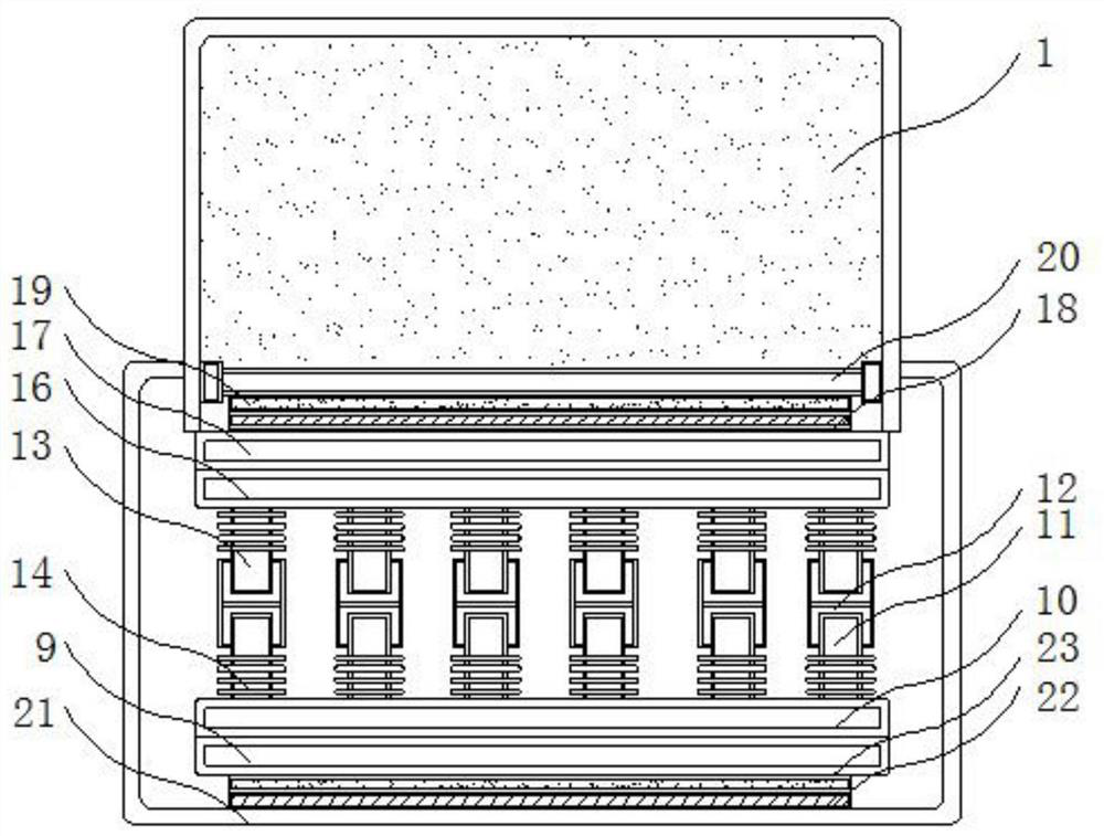 A reinforcement structure for corrosion damage of sea pump gates