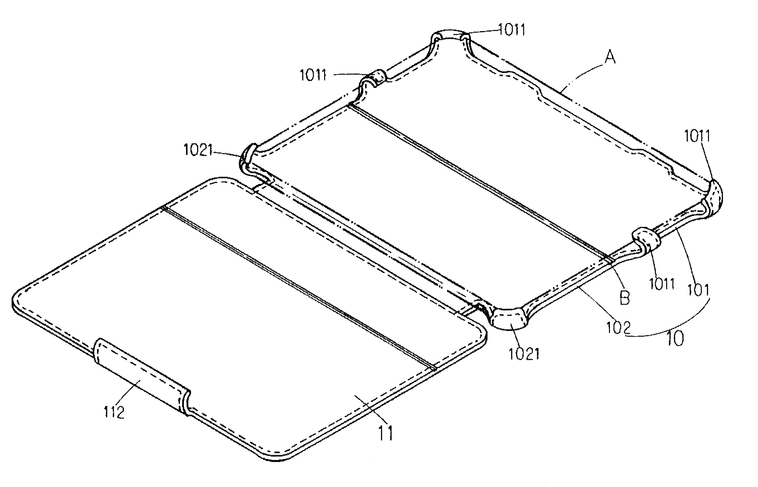 Protective cover unfolding and positioning device