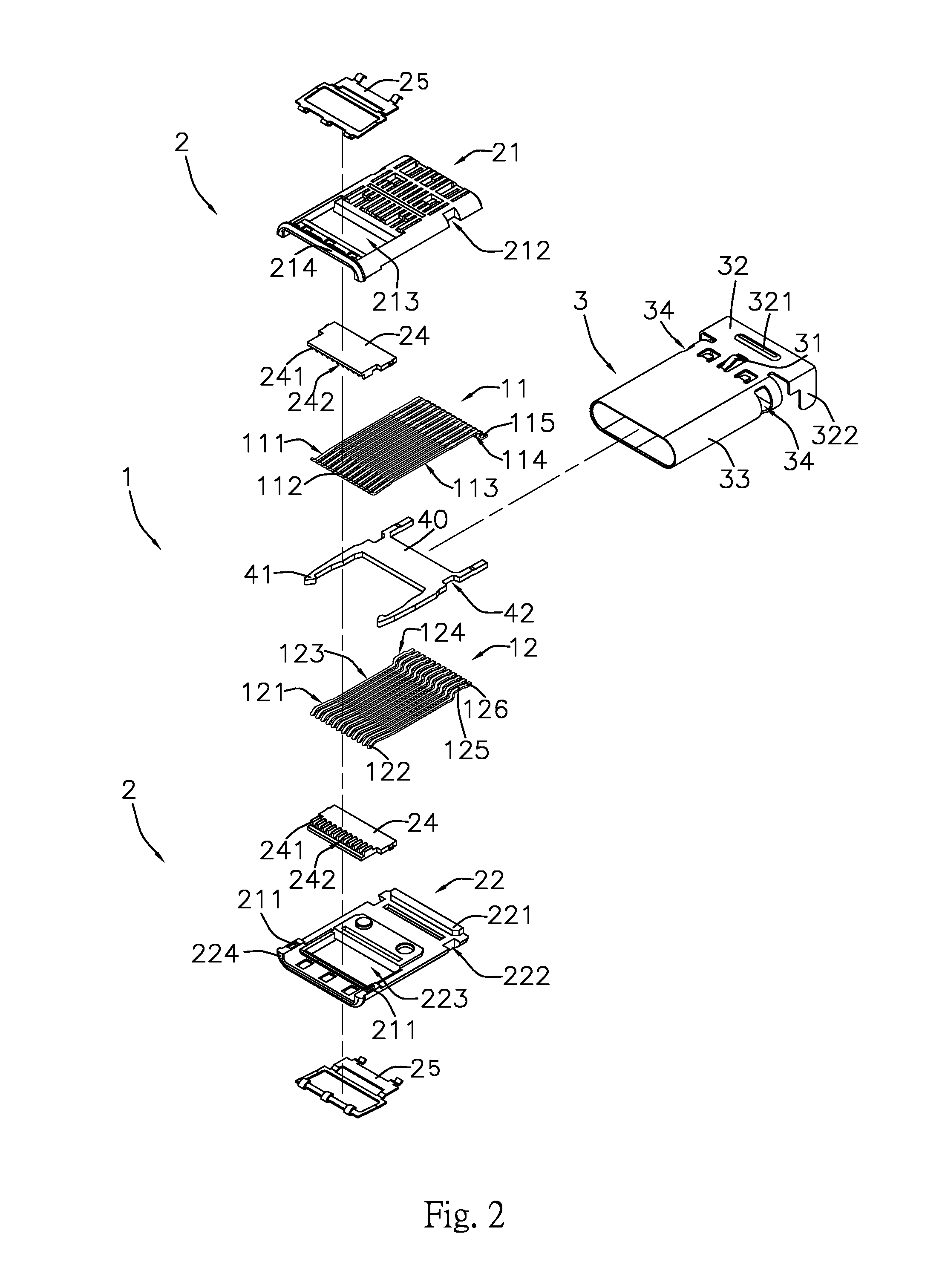 Receptacle structure