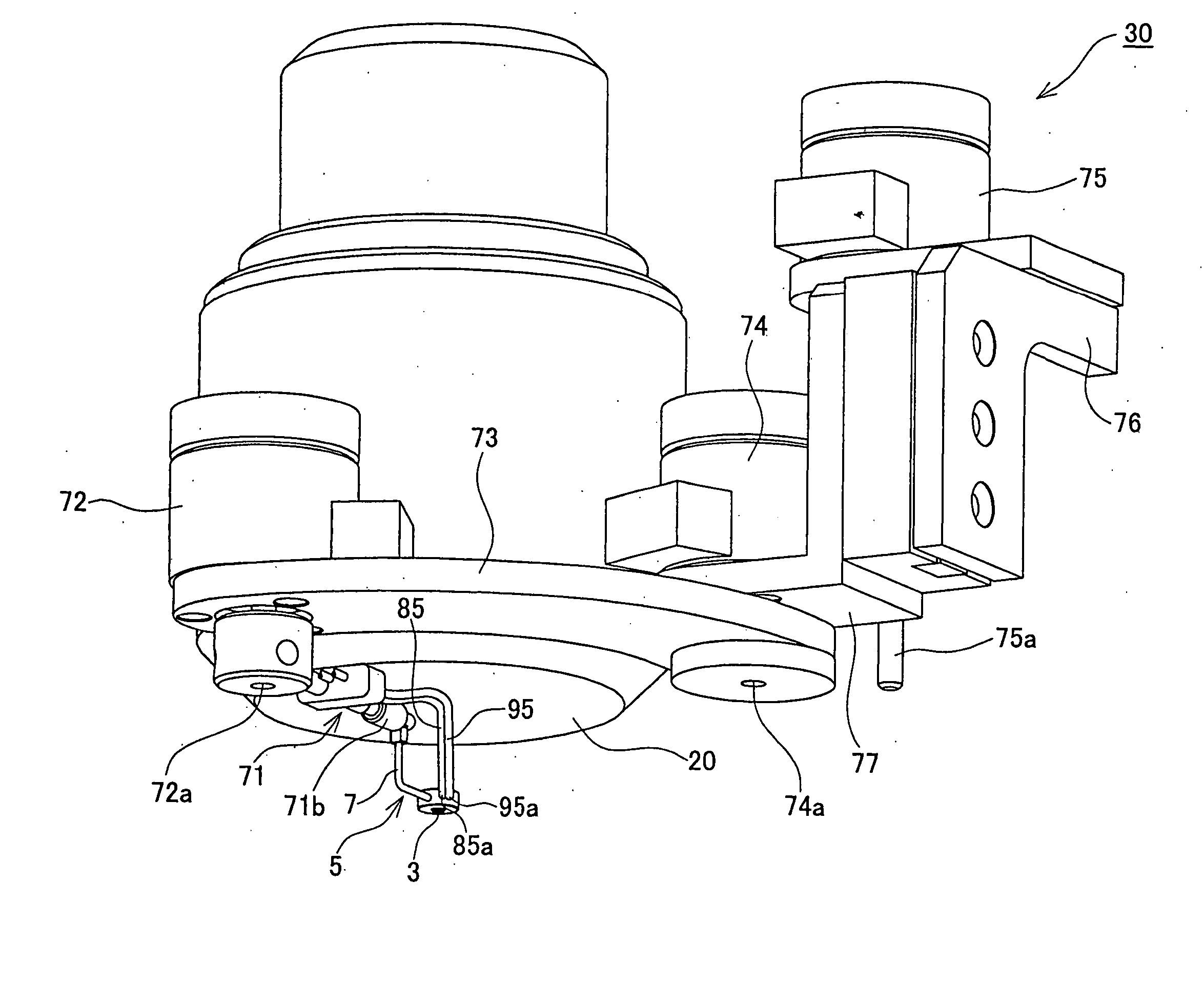 Solid immersion lens moving device and microscope using the same