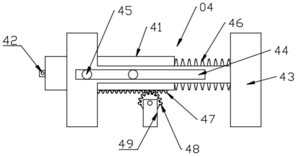 Building wall space spraying device