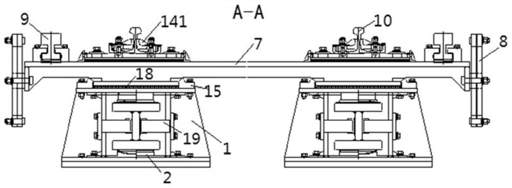 Beam-rail integrated expansion device and design method for long-span railway steel bridge
