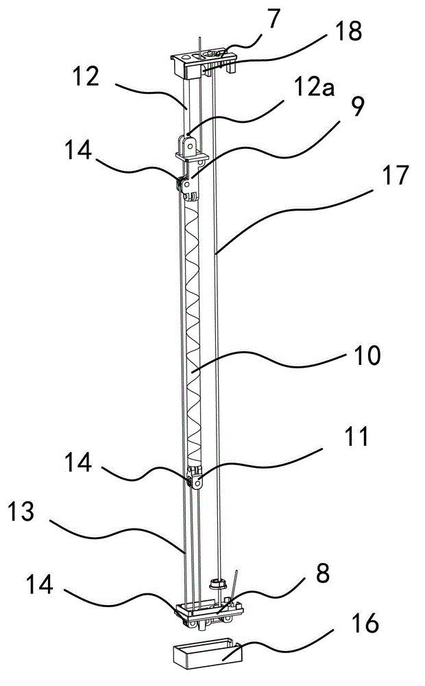 Wind-resistance roller shutter drawing mechanism