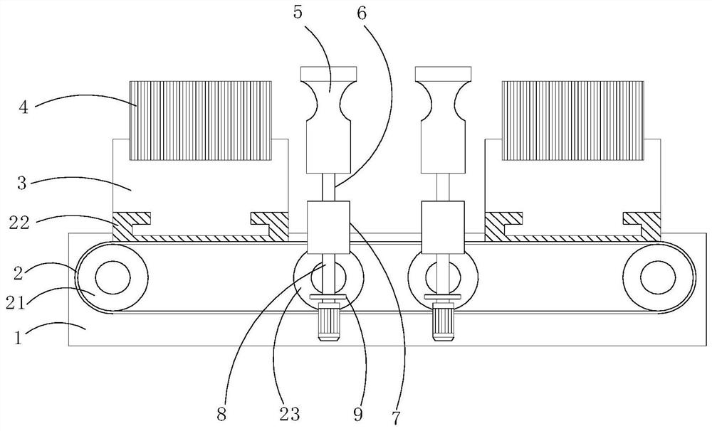 Bamboo spoon milling forming machining assembly