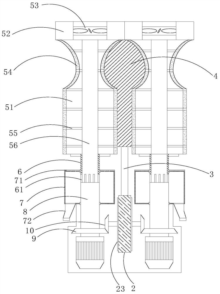 Bamboo spoon milling forming machining assembly