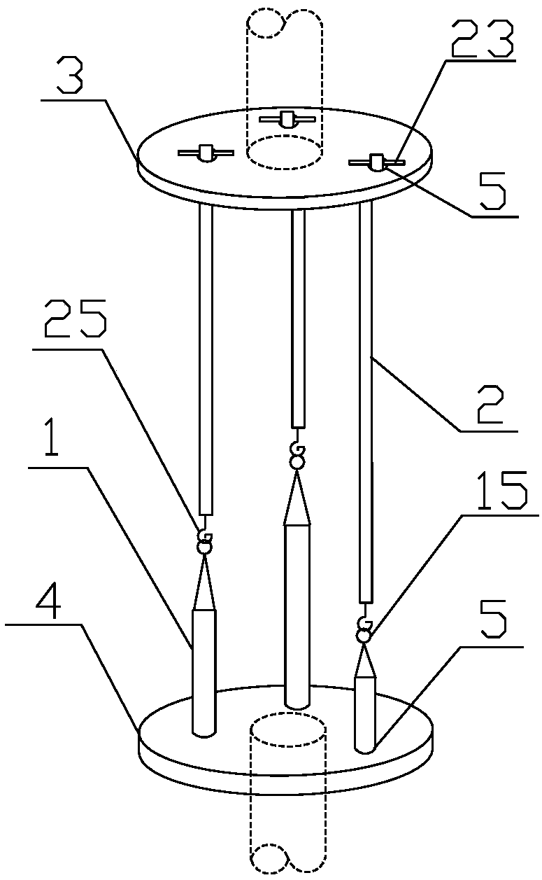 GIS flange butt joint omni-directional lead-in device and method