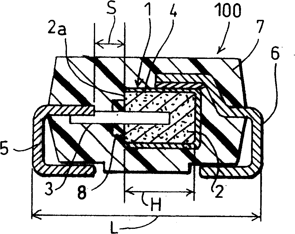 Capacitor element of solid electrolytic capacitor and method for manufacturing the same, solid electrolytic capacitor