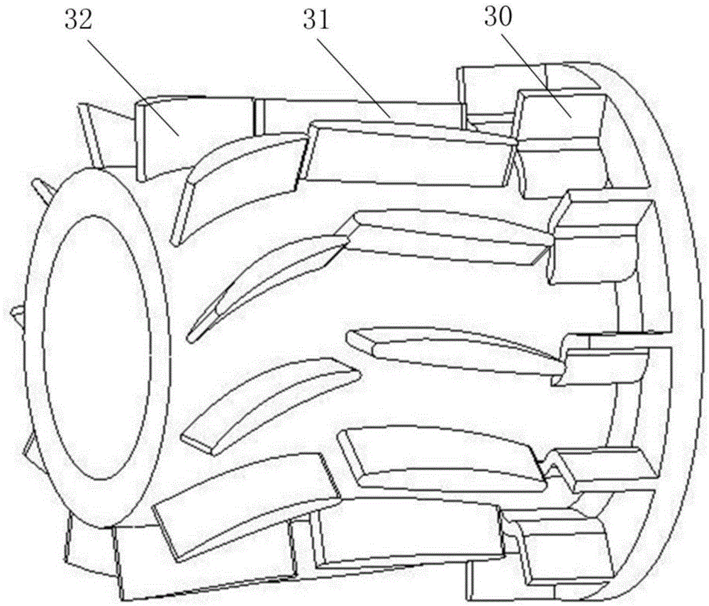 A plunger type hydraulic motor pump with an internal integrated front pump