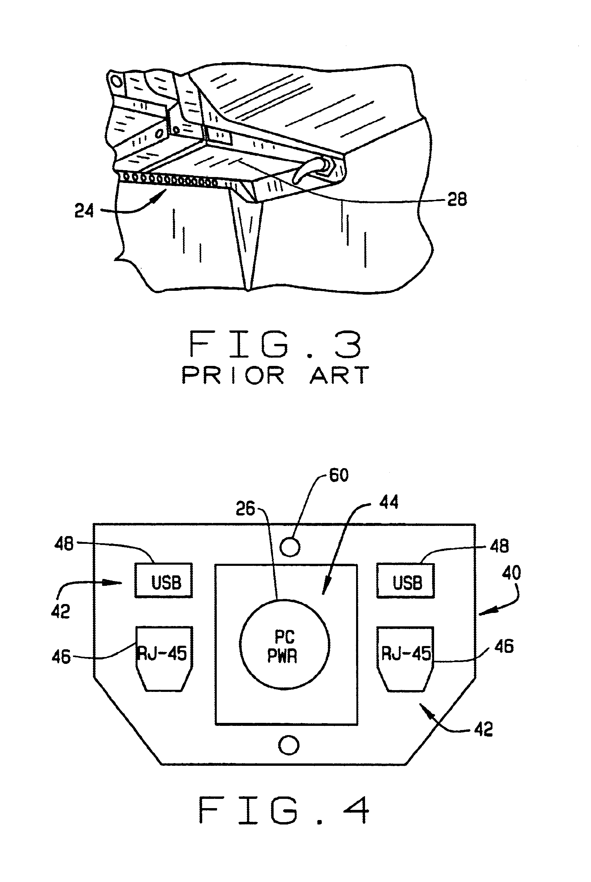 Replacement cover having integrated data ports for power port assembly on commercial aircraft