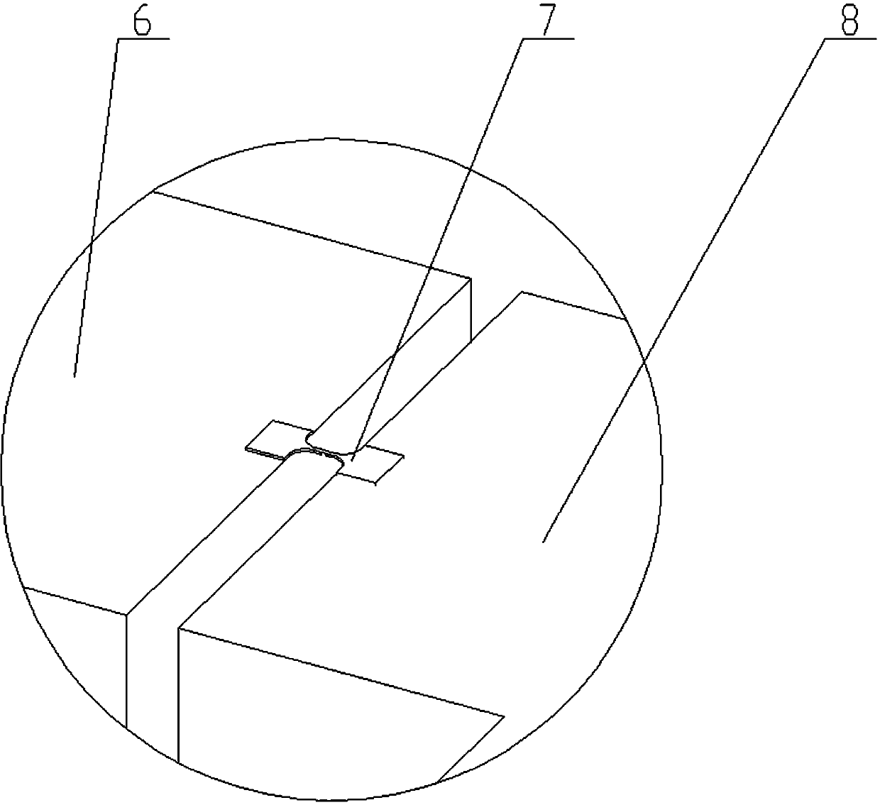 Micro component extension test device