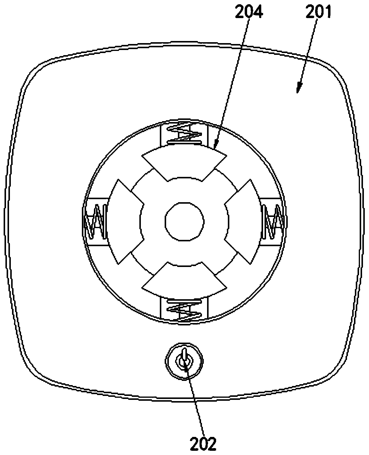 Pigment bottle for makeup spray gun and shaking-up base for pigment bottle