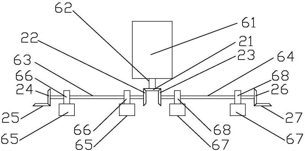 Wafer mounting and lifting conveying device of graphite boat