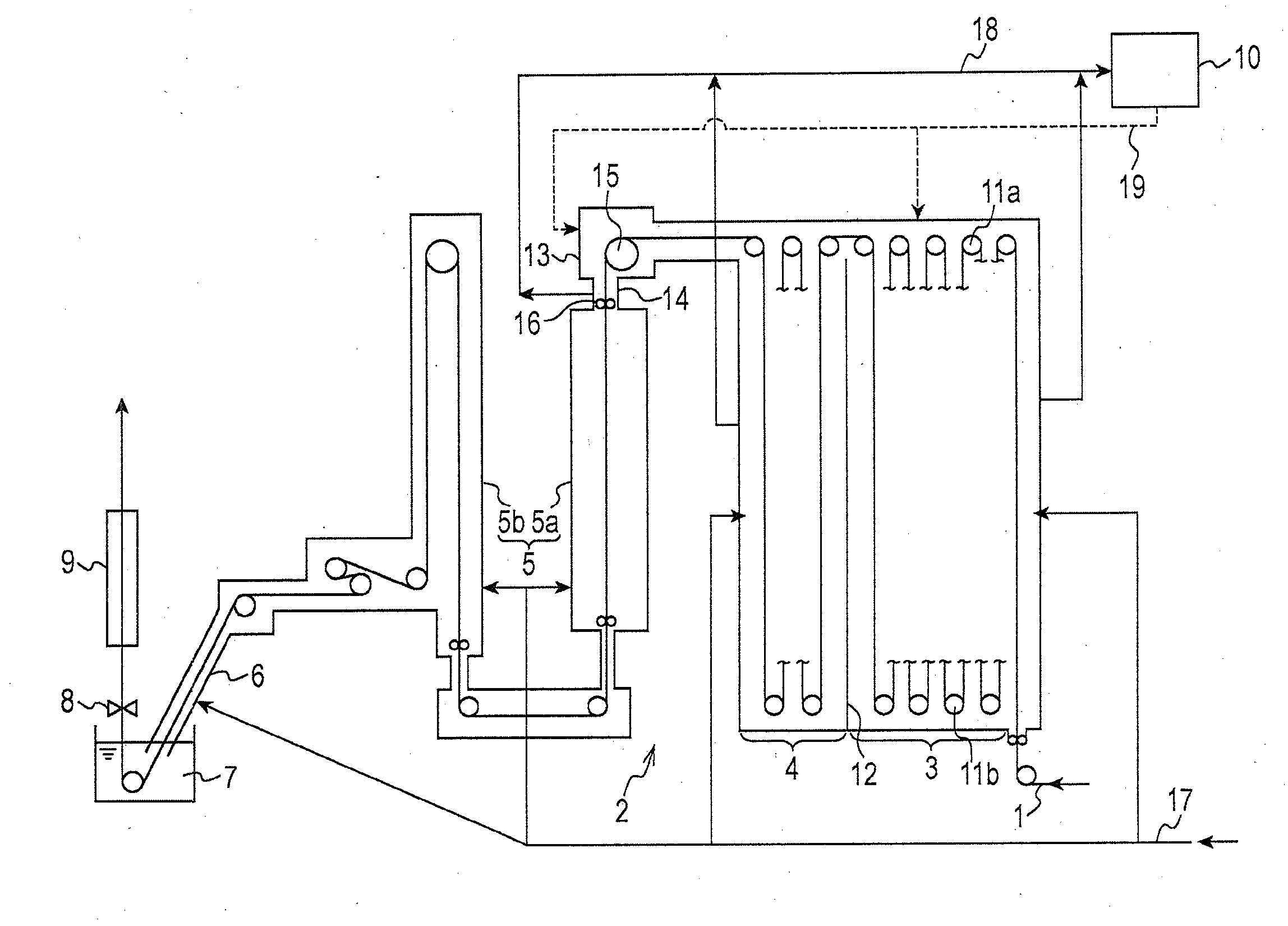 Continuous annealing furnace for steel strip, continuous annealing method, continuous galvanizing apparatus and method for manufacturing galvanized steel strip (as amended)