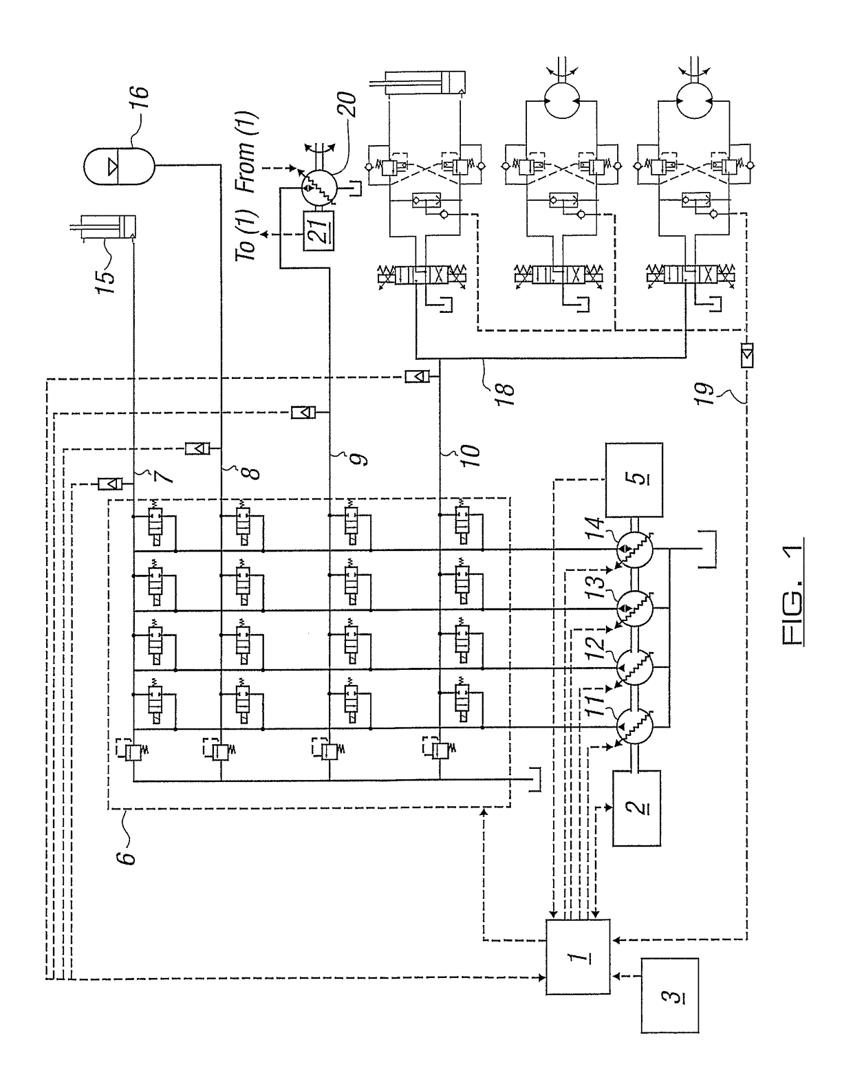 Fluid power distribution and control system