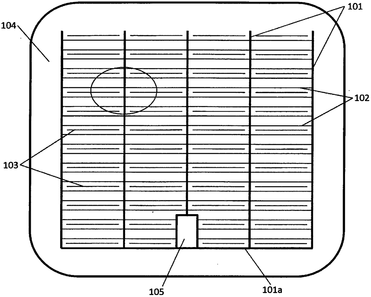 A semiconductor power device layout