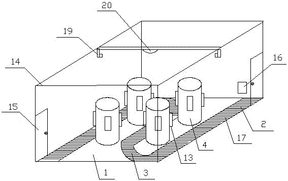 Auxiliary device for sudden turning ability in soccer training