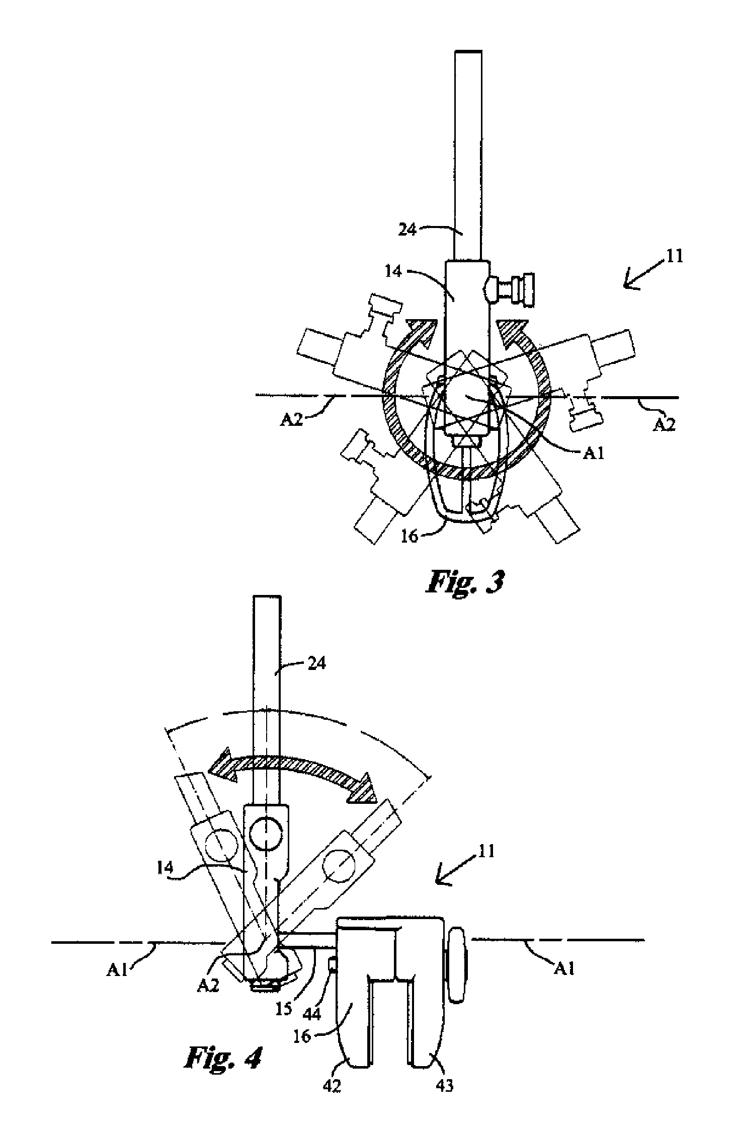 Pole mounting device