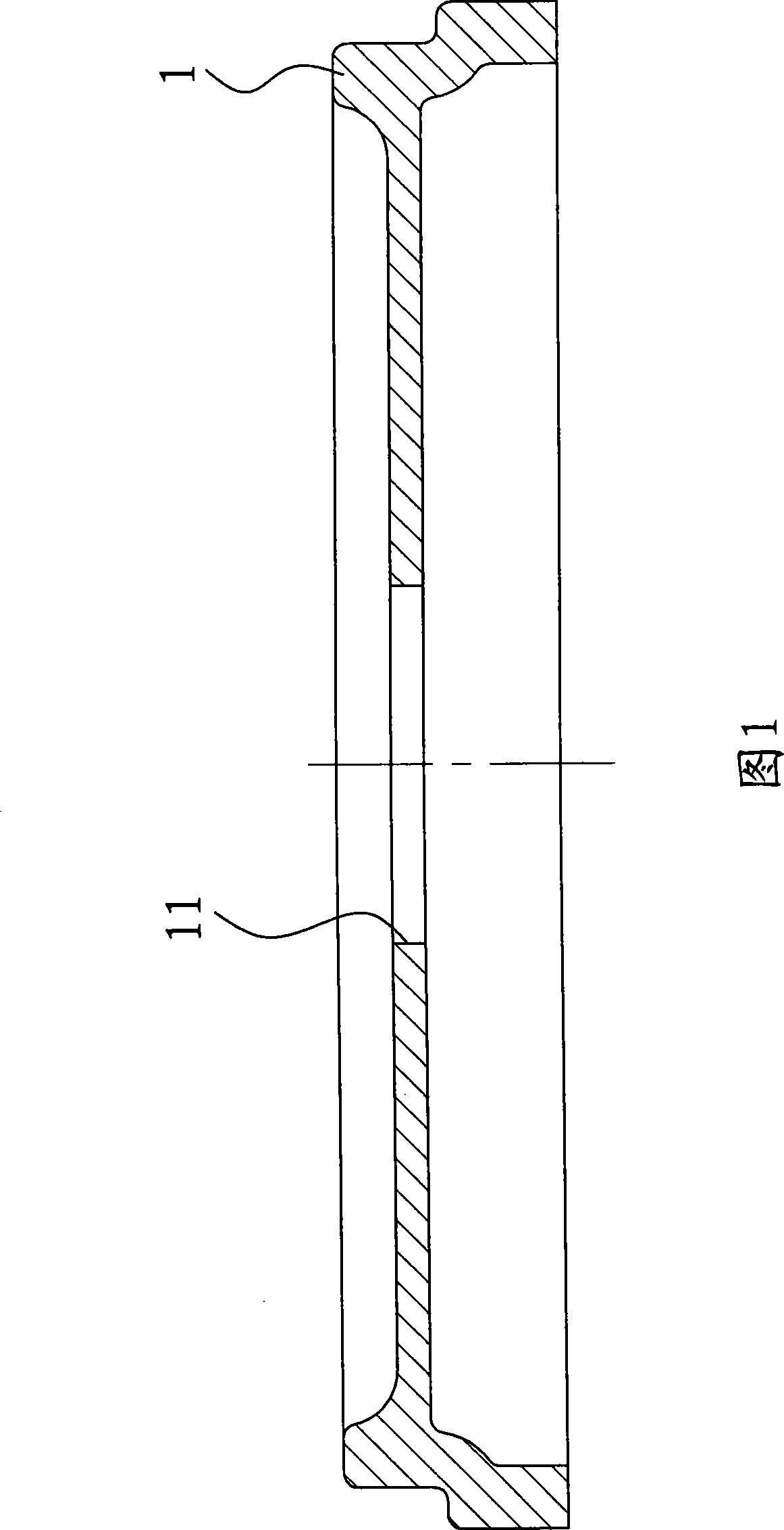 Method for producing guiding wheel