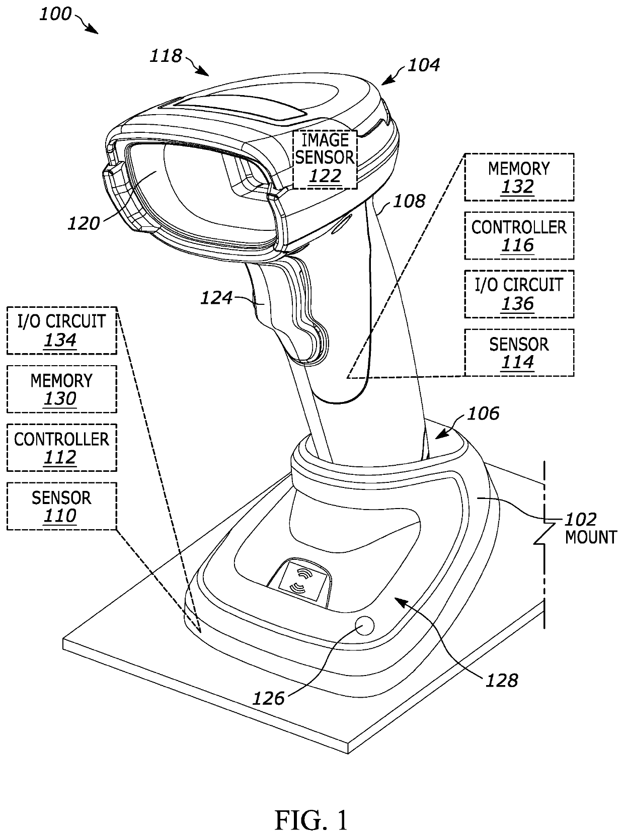 Methods and apparatus to image objects using docked handheld imagers