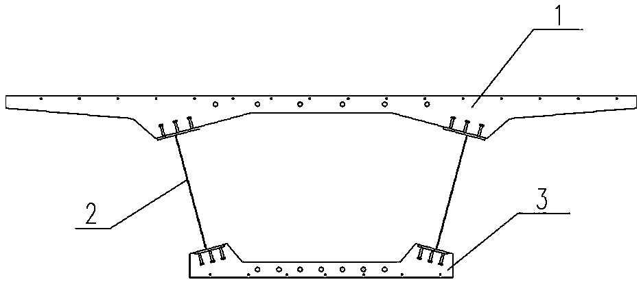 Construction method of assembled pretensioned prestressed corrugated steel web composite box girder