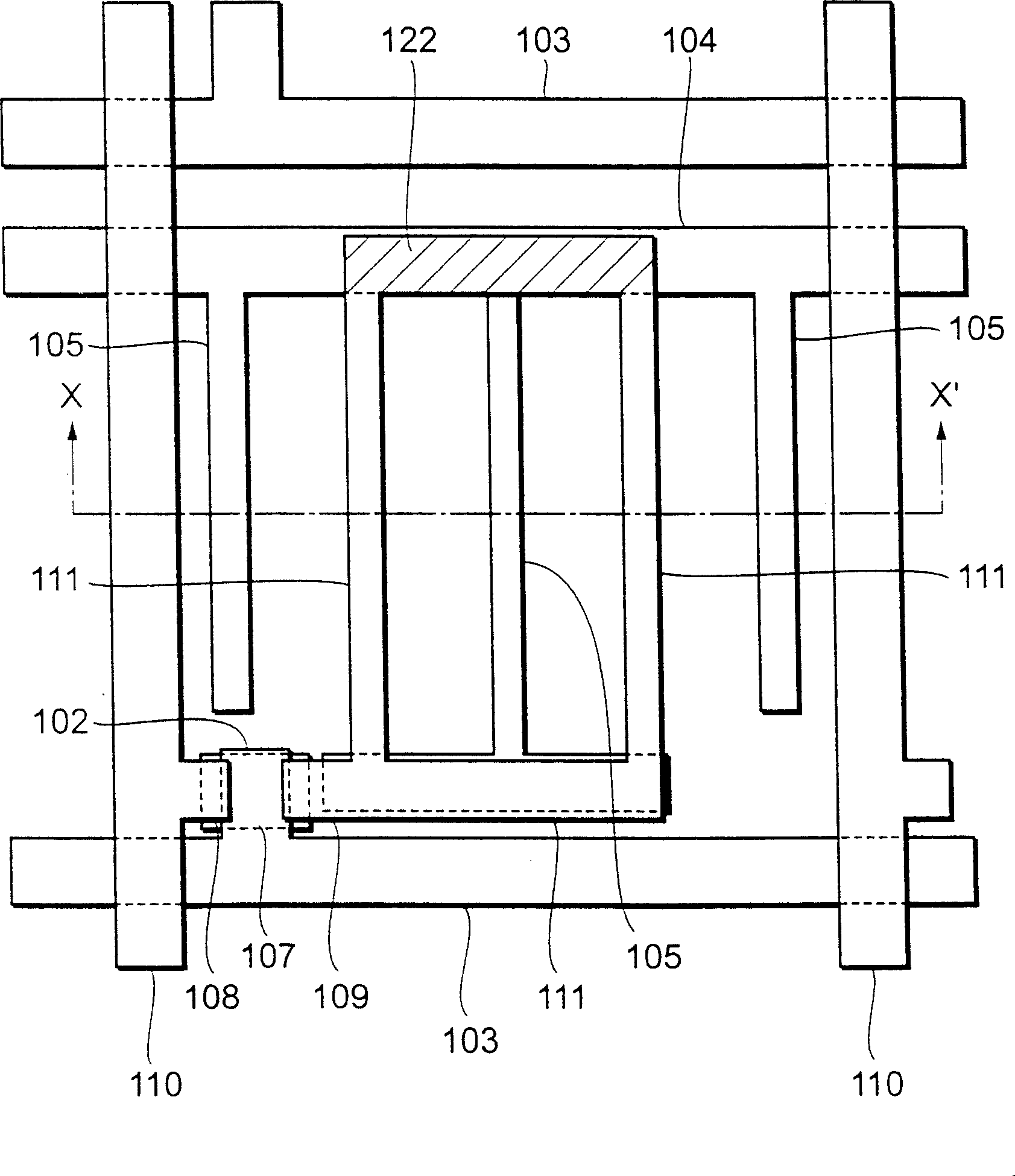 Transverse electric field liquid crystal display