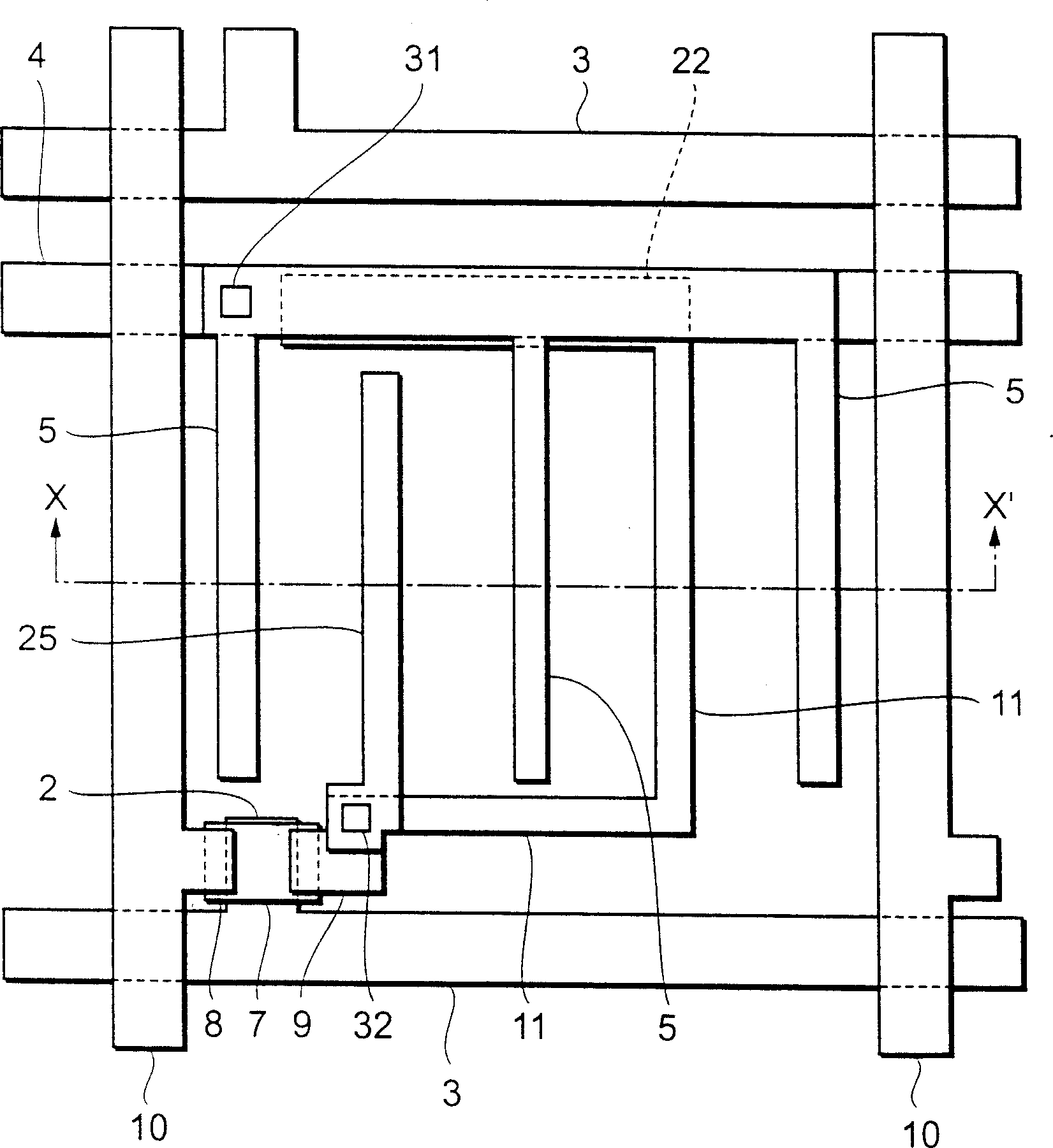 Transverse electric field liquid crystal display