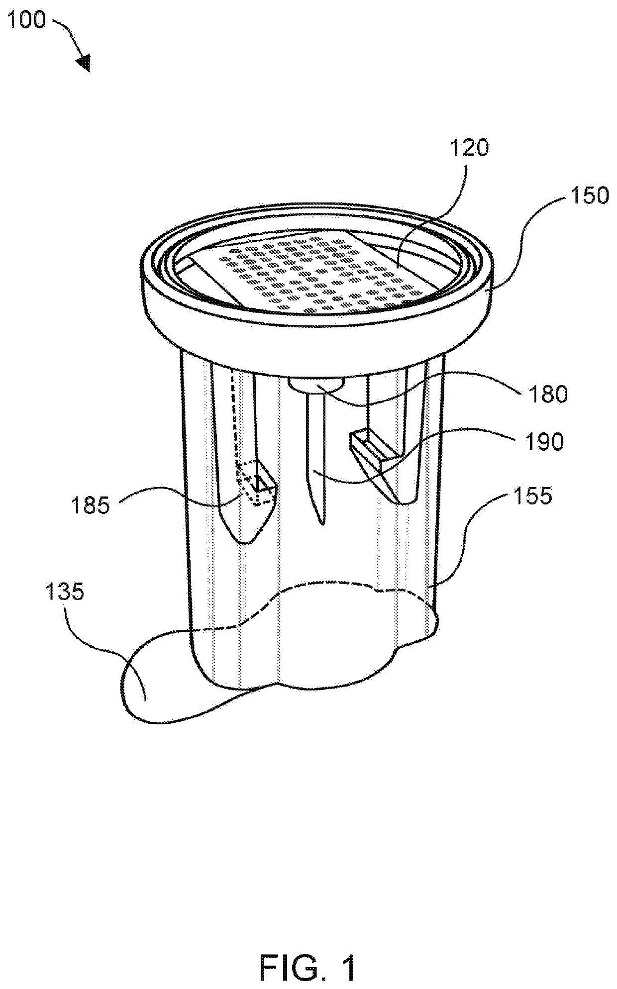 Connectors for colorimetric sensors