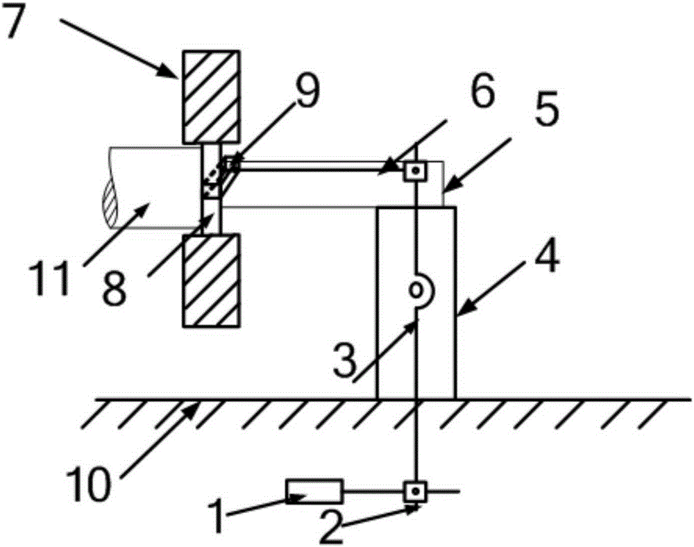 Multiphase flow empennage motion simulation mechanism in water tunnel experiment