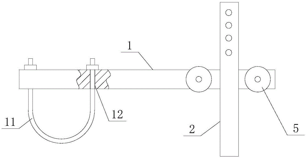 Three-wire hanging support