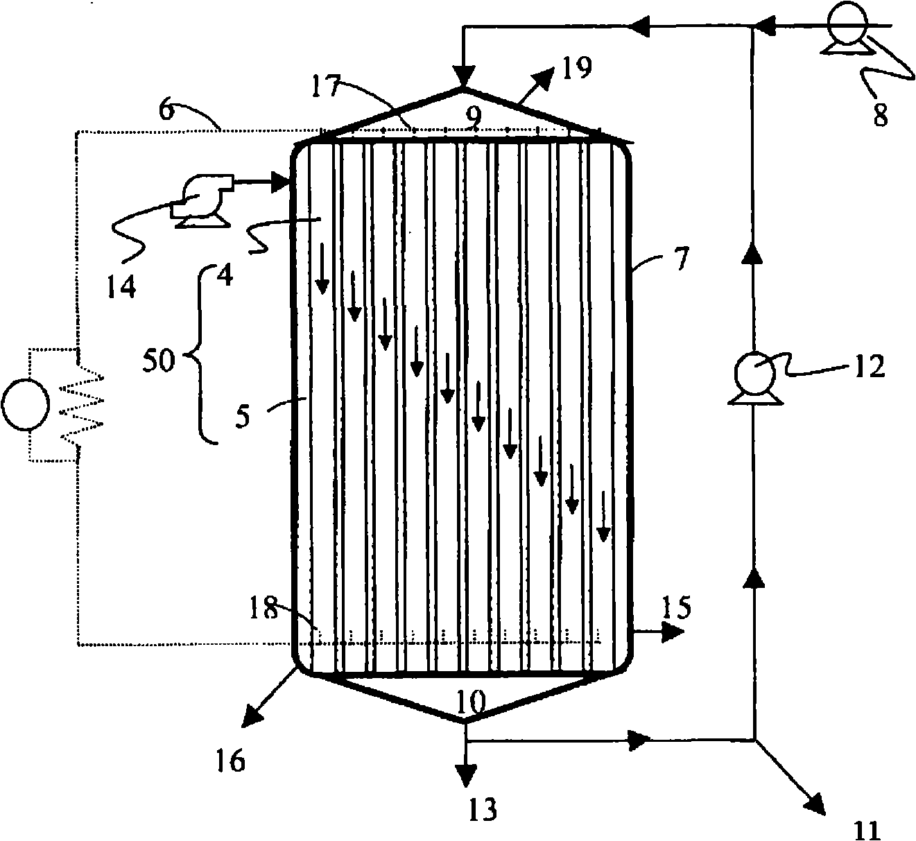 Anode for biological power generation and power generation method and device utilizing it