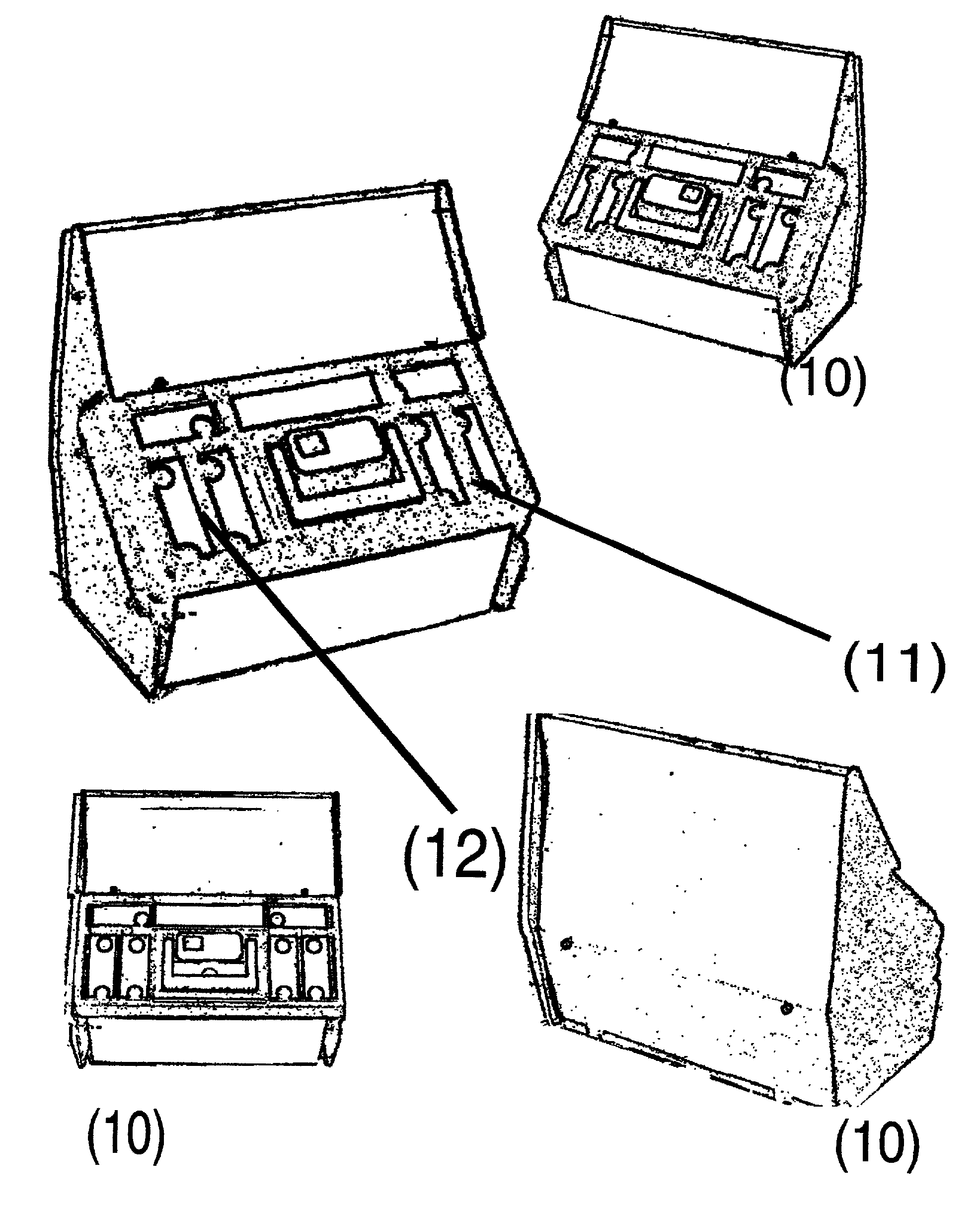Method of distributing widespread portable emergency cellular power and e-911 assistance