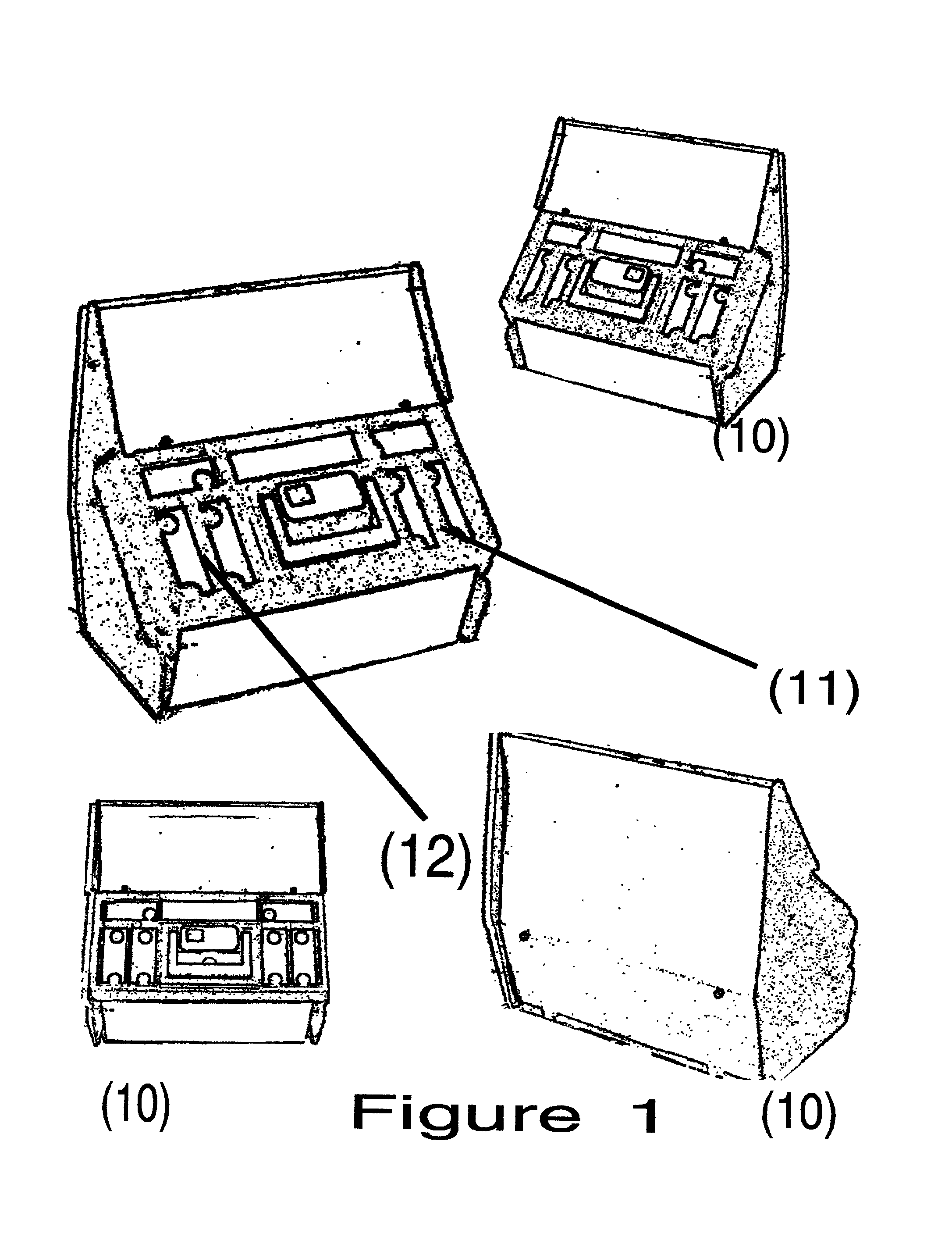 Method of distributing widespread portable emergency cellular power and e-911 assistance