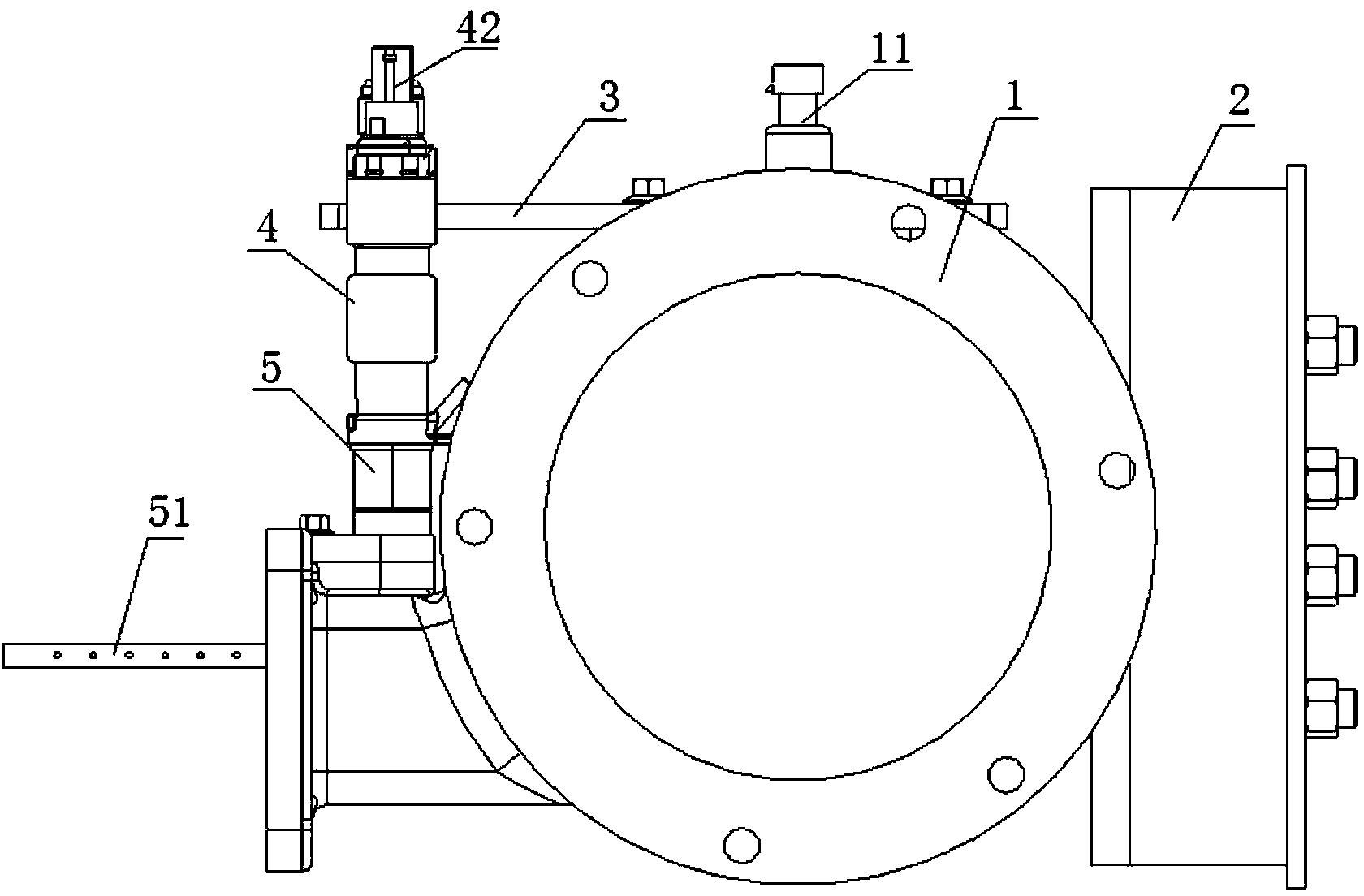 Fuel gas supply system of double-fuel diesel engine