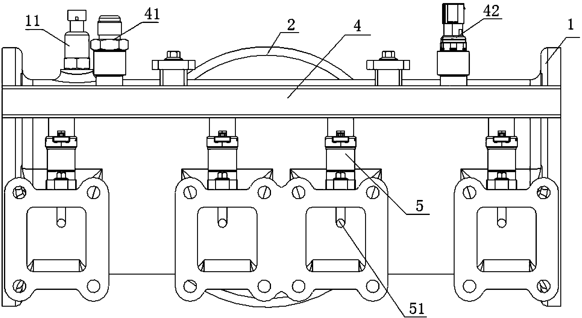 Fuel gas supply system of double-fuel diesel engine