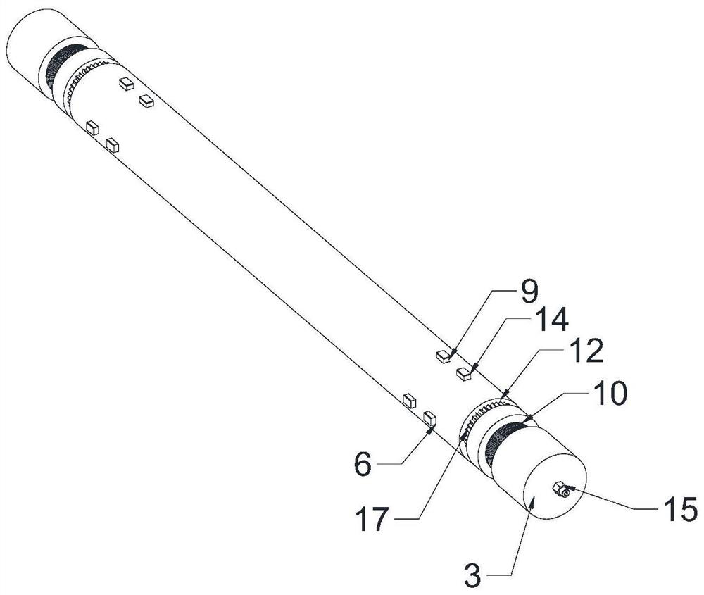 Linkage shaft for cable reel and cable unfolding and lifting device