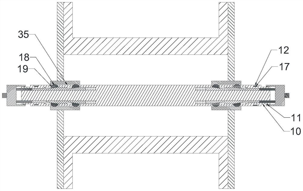 Linkage shaft for cable reel and cable unfolding and lifting device