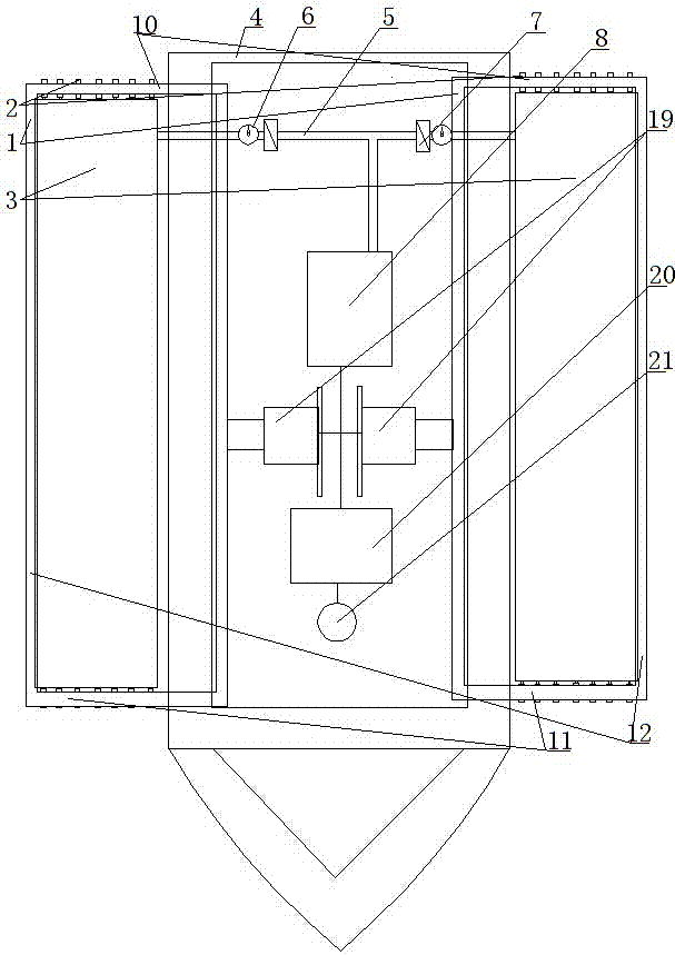 Device and method for computer-controlled ship's stable navigation