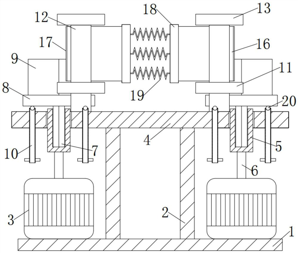 Grinding equipment for square tube polishing of filling machine