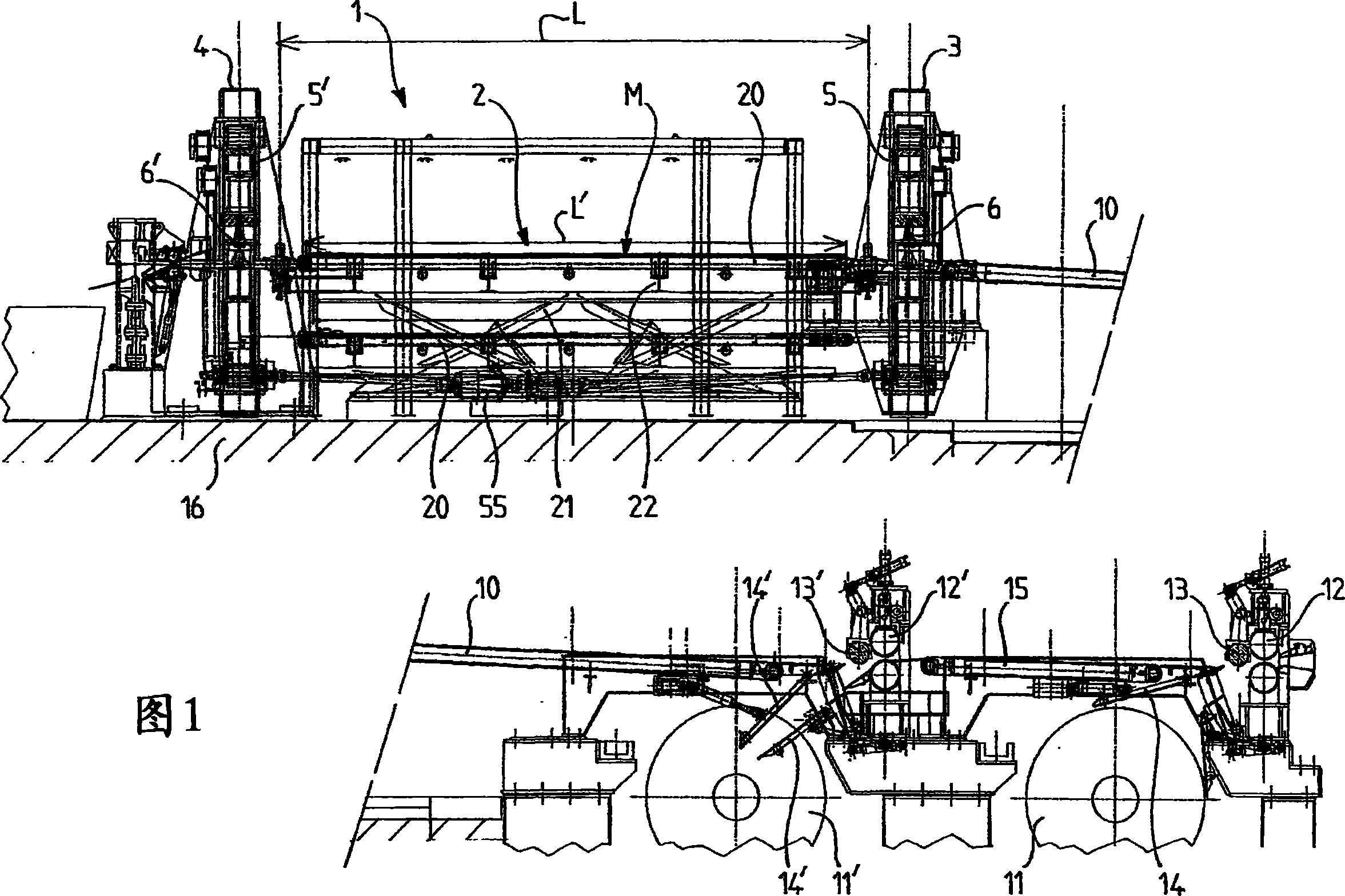 Method and device for the inspection of a rolled strip