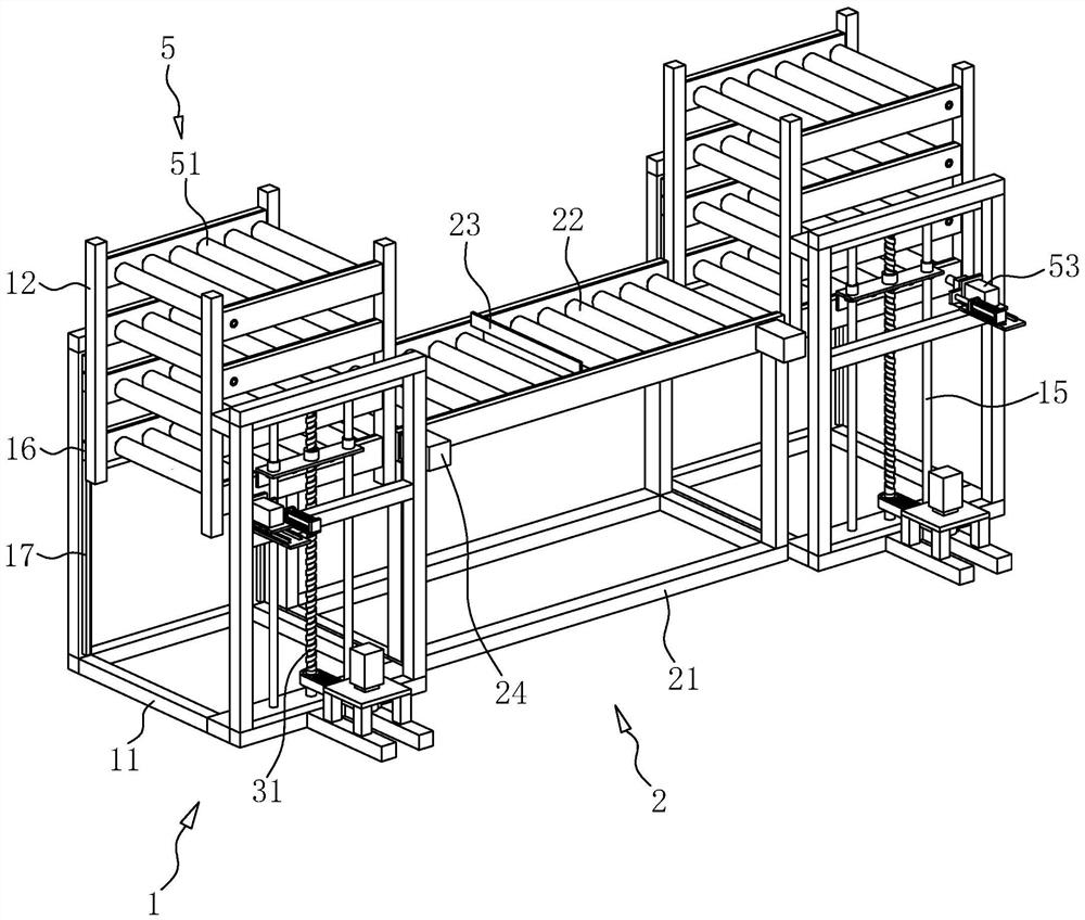 Conveying device of armature detection equipment