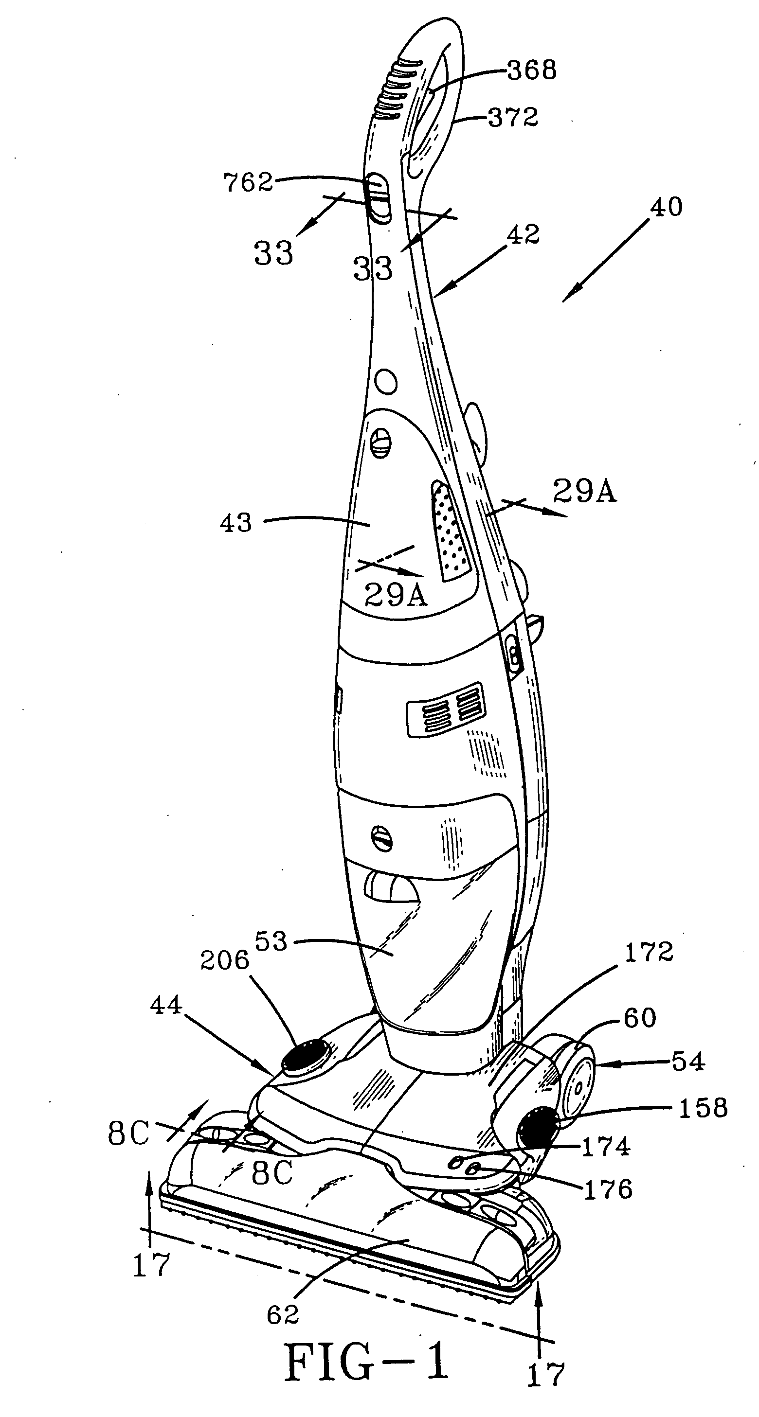 Wet/dry floor cleaning unit and method of cleanig