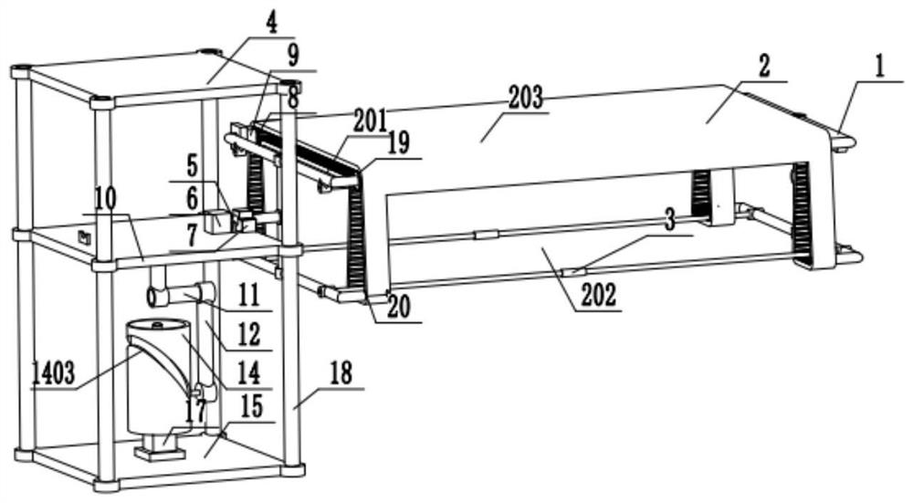 Synchronous double-direct-acting driving energy-adjustable continuous winged unmanned aerial vehicle