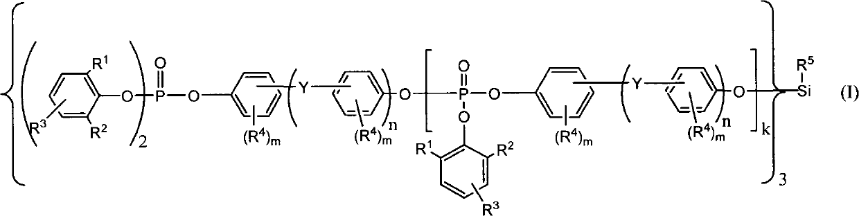 Organic silicon phosphate and preparation method thereof