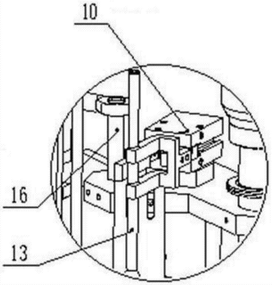 Automatic pill pouring device applied to UHP (Ultra High Performance) tube bulb