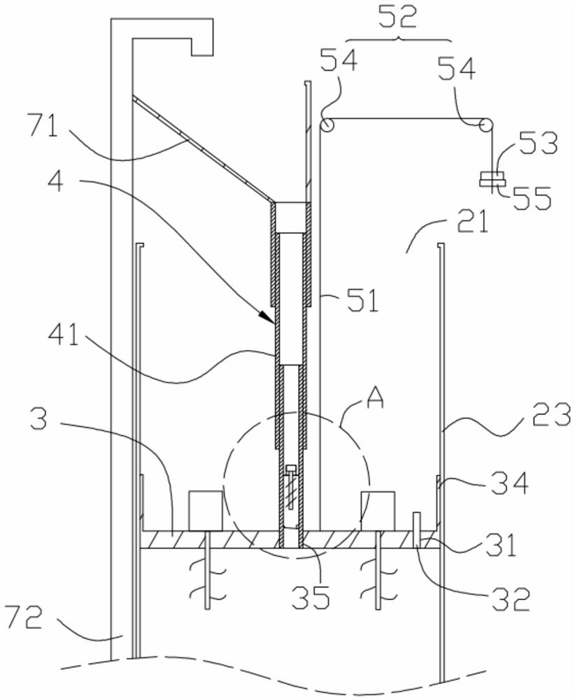 Continuous feeding and taking fermentation device