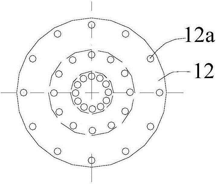 A falling film heat exchanger with spiral arrangement of pipes