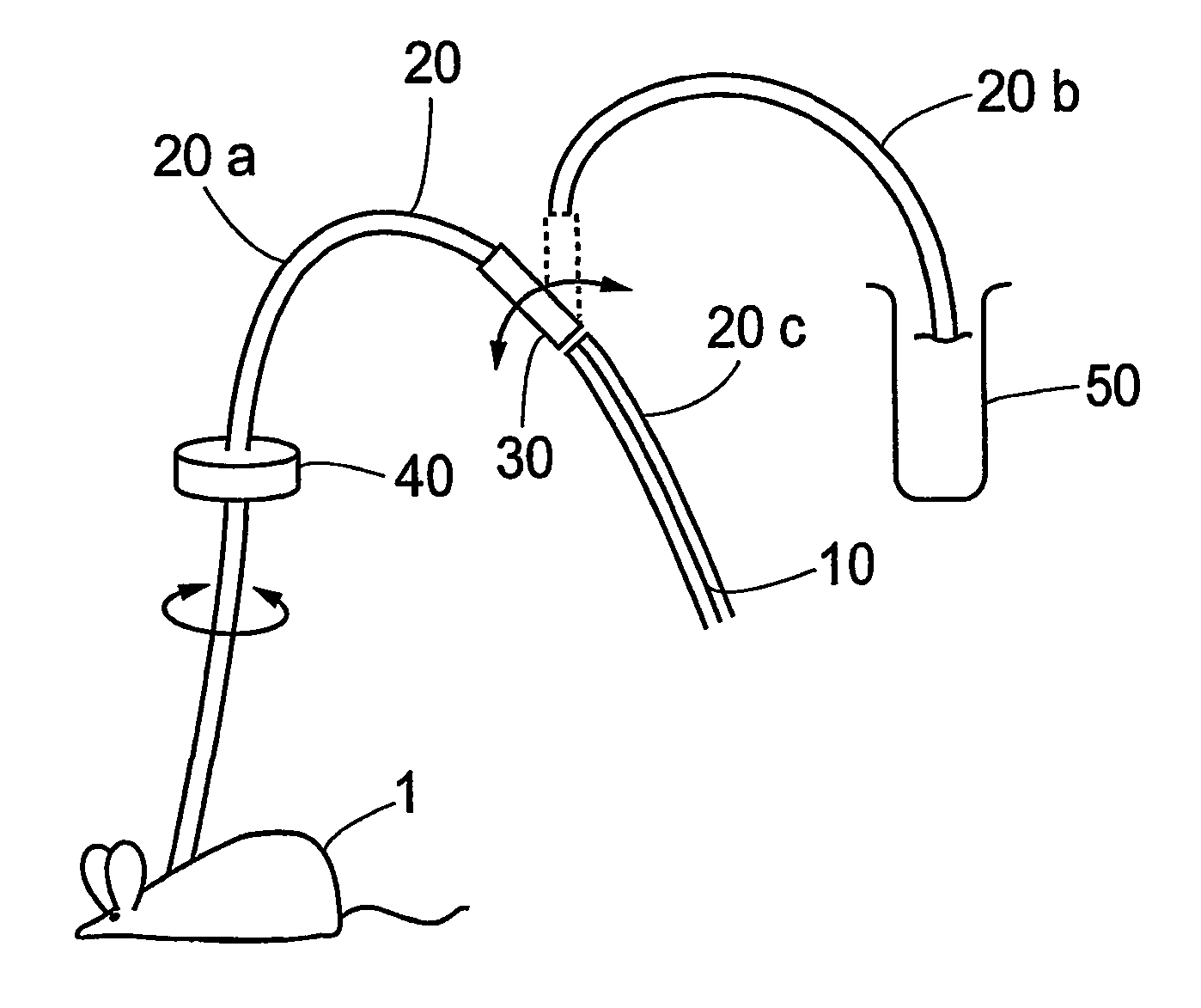 System and method for automatic taking of specimens