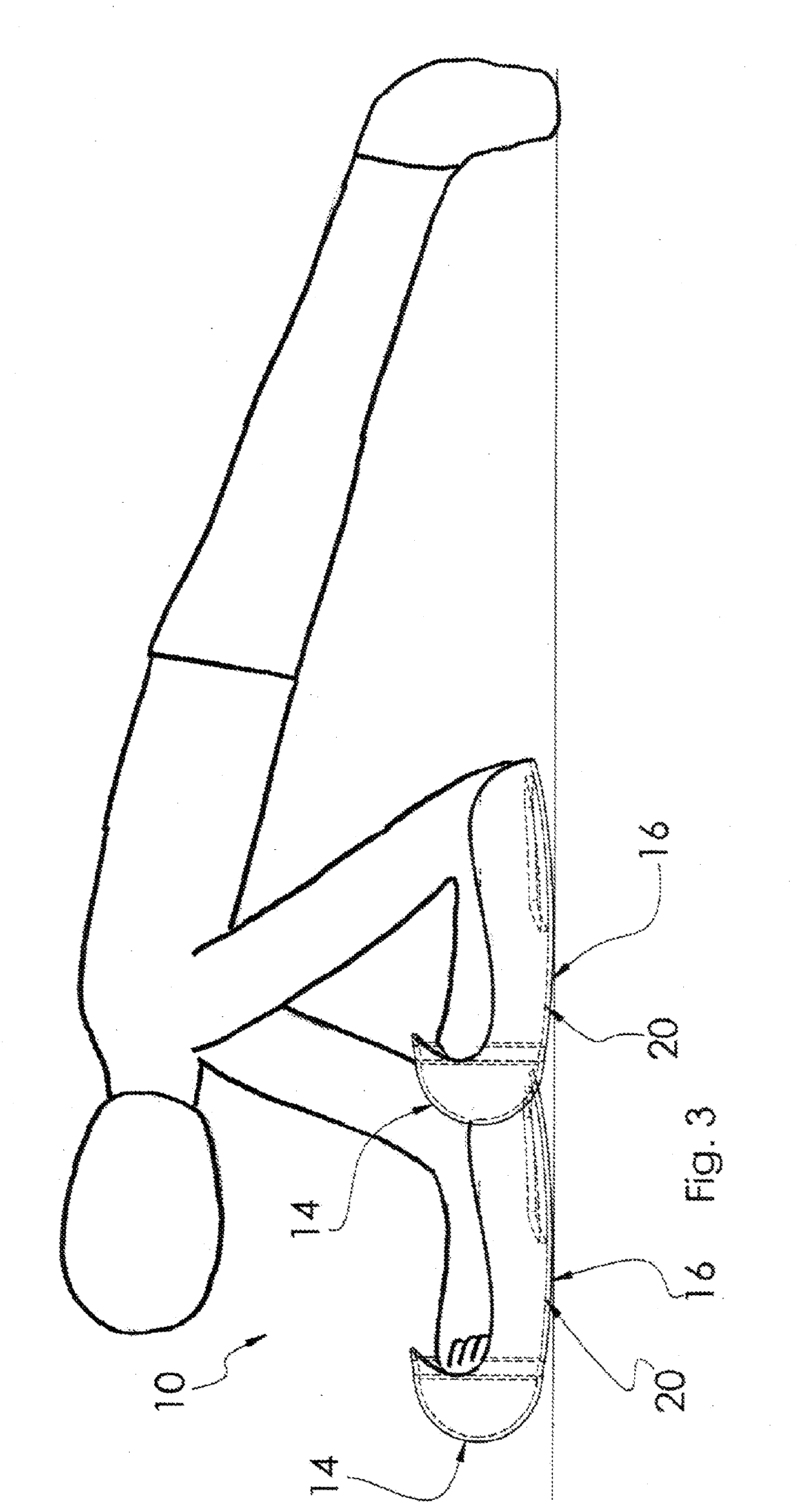 Fitness device with curved sliding or rolling surface covering forearms