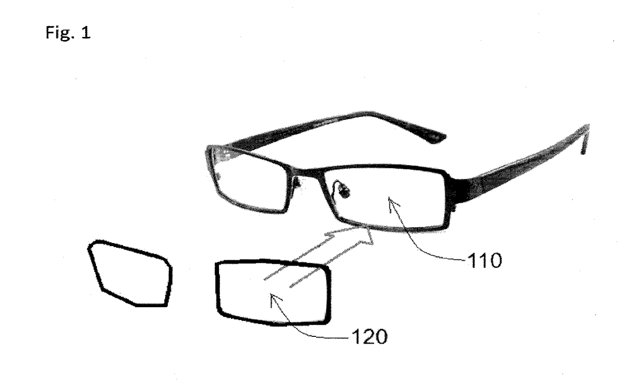 Adhesive optical film to convert an eyeglass lens to a progressive lens