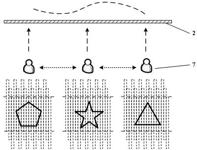 Transverse wide-visual field tridimensional display method and system based on spliced light field